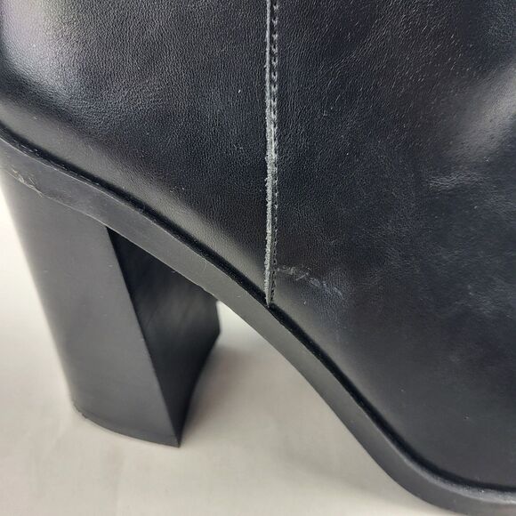 Steve Madden SILVEE Boot Bootie Pointed Toe Black - Picture 5 of 15